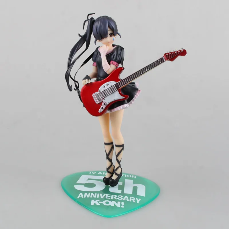 5th Юбилей Azusa Nakano K-ON аниме Рисунок akiyama Mio рицу тайнака ПВХ 1/8 девочка играть музыкальная модель игрушки полностью из коллекций