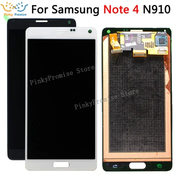 

Super AMOLED Phone LCD For Samsung Galaxy Note 4 N910 N910A N910F N910H Display Touch Screen Digitizer Assembly +Tools