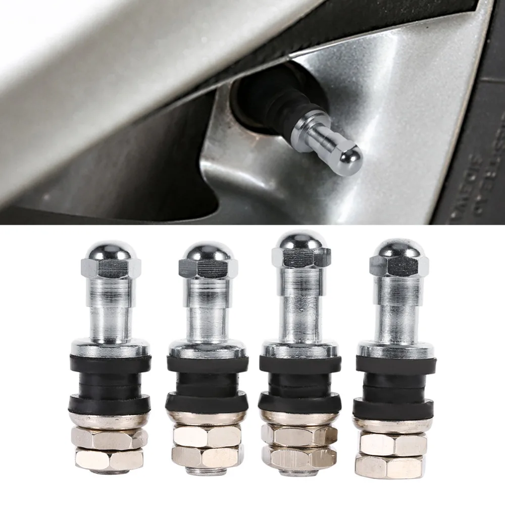 4PCS/Set Car Auto Tubeless Wheel Tire Valve Stem Metal Bolt In High Pressure Flush Mount Rear | Автомобили и мотоциклы