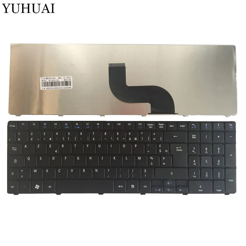 

French laptop Keyboard for Acer Aspire 5742g 5741G 5740 5740G 5740Z 5742 5742Z 5745G 5745 5745P 5800 5250 FR Black