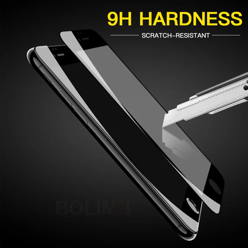 Защитное 3d стекло с мягкими краями и полным покрытием для iPhone 6 s Plus 8 7 закаленное