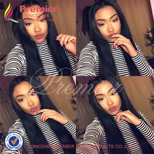 Unprocessed Brazilian Virgin Hair Full Lace Human Hair Wigs Top 7A Straight Glueless Lace Front Human Hair Wigs For Black Women