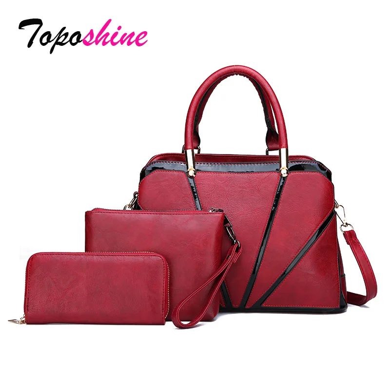 

Toposhine Personality Shell Three-Piece Composite Bag Ladies Handbag New Fashion High Quality Casual Shoulder Messenger Bag