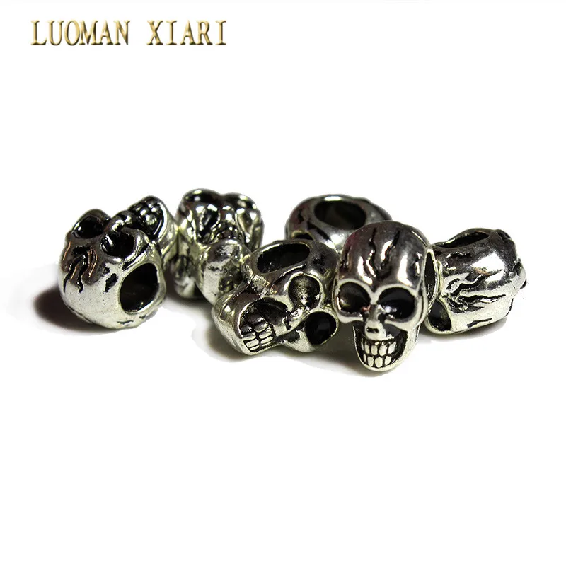 10 шт./20 шт./партия бусины разделители из серебристого сплава|beads charms|alloy beadsspacer beads |