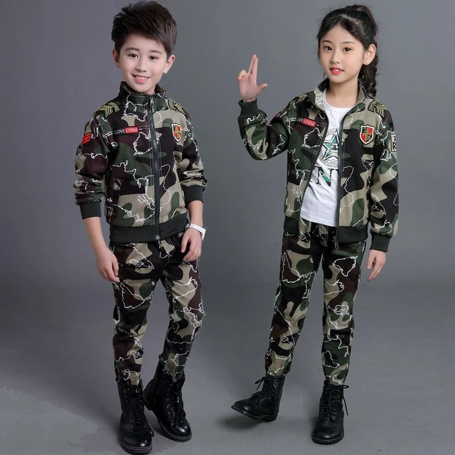 Combinaison de Camouflage Airsoft pour enfants, uniformes tactiques  militaires, ensembles de vêtements, Camouflage ajusté pour garçons,  ensemble de Sport pour enfants - AliExpress