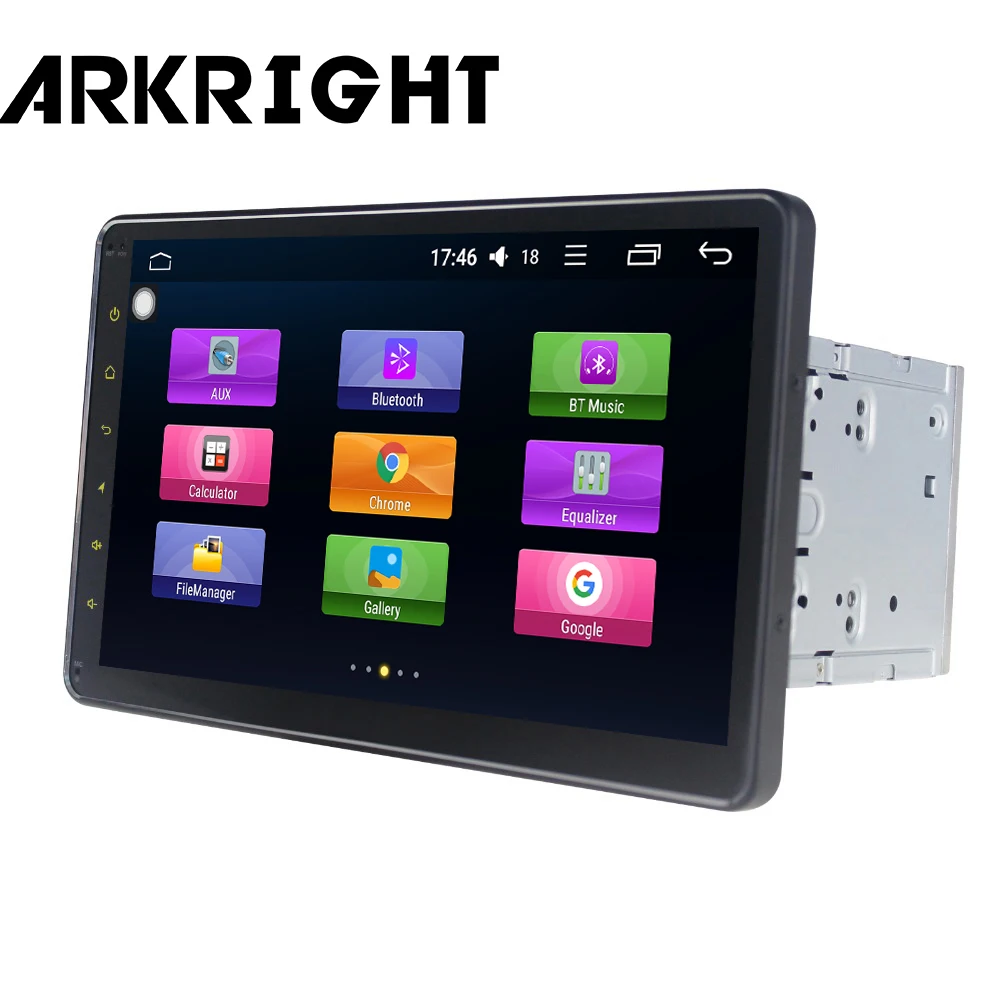 

ARKRIGHT 10.1" Universal Car Stereo GPS Navigation System 1024*600 Android 6.0 Quad Core Multimedia Player 2 Din Head Unit