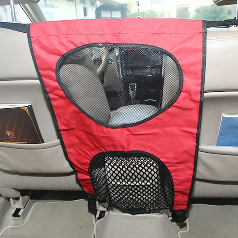 

Hot Dog Barrier Pet Dog Car Barrier Seat Mesh Obstacle Cloth Dogs Backseat Barriers to Keep Driver Safe MDD88