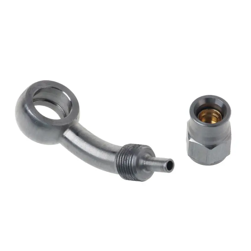 

High Quality CNC Machined AN-3 to M10 Metric 10mm 45 Degree Stainless Steel Brake Hose Fitting