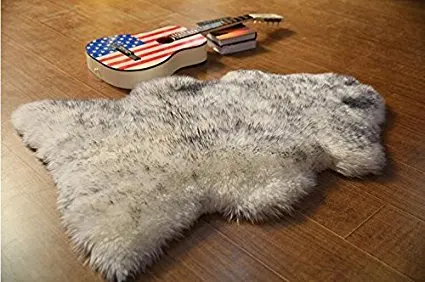 Белый с серым, 60*90 см, ковер из натуральной овчины, эркер, ковер, покрытие из овечьего меха, напольный коврик для дома, гостиной, спальни, столовой