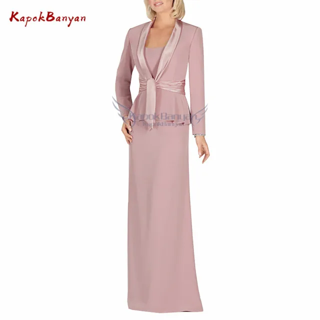 mother of the bride dress with long jacket