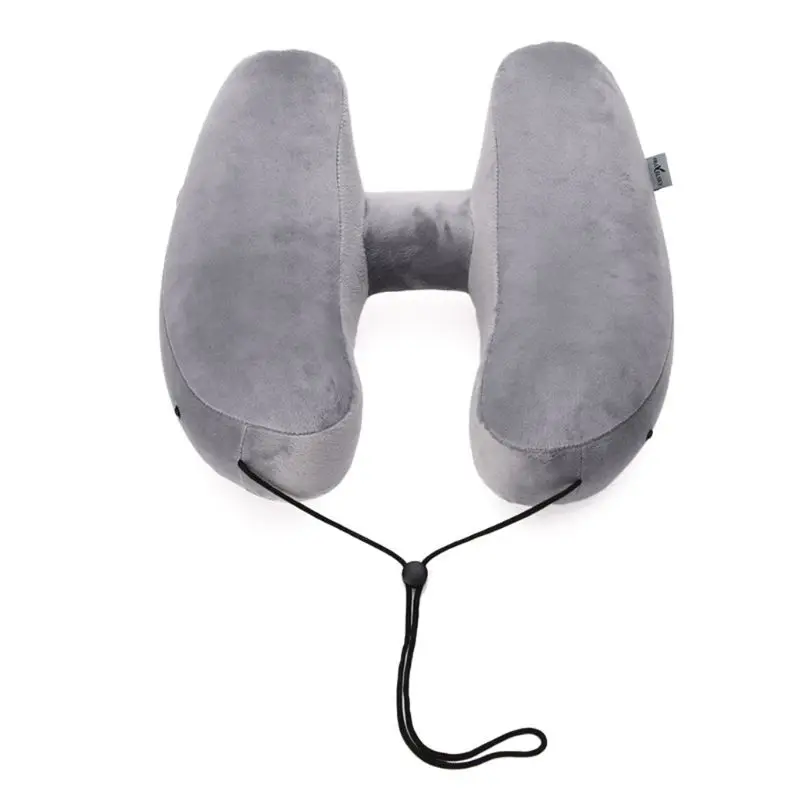 

Travel Inflatable U Shape Neck Support Pillow Sleeping Rest Cushion with Hat