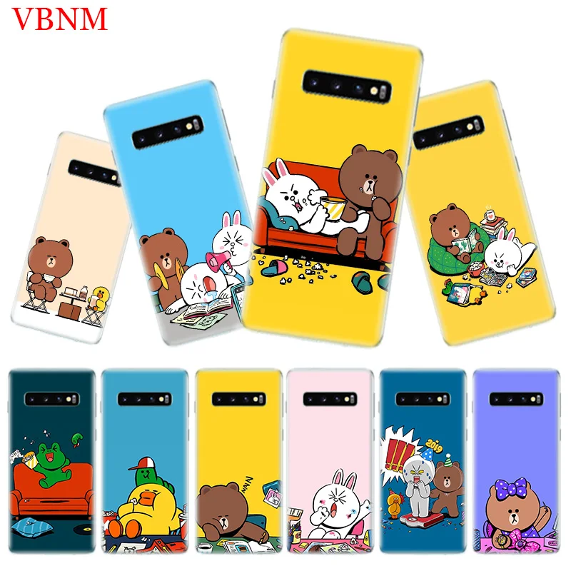 

Bear Friends Popular Soft Phone Case for Samsung Galaxy S10 Plus S10E A50 A70 A30 A10 A20E M40 M30 M20 M10 A20 A80 A40 A60 Cover