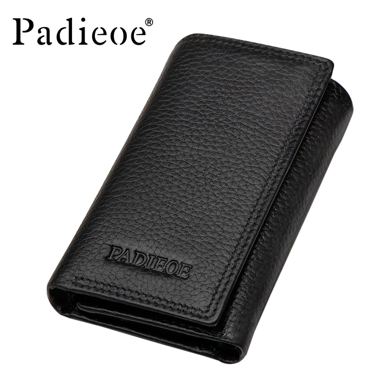 Padieoe 2019 New Designer Key Holder Genuine Cow Leather Fashion Key 