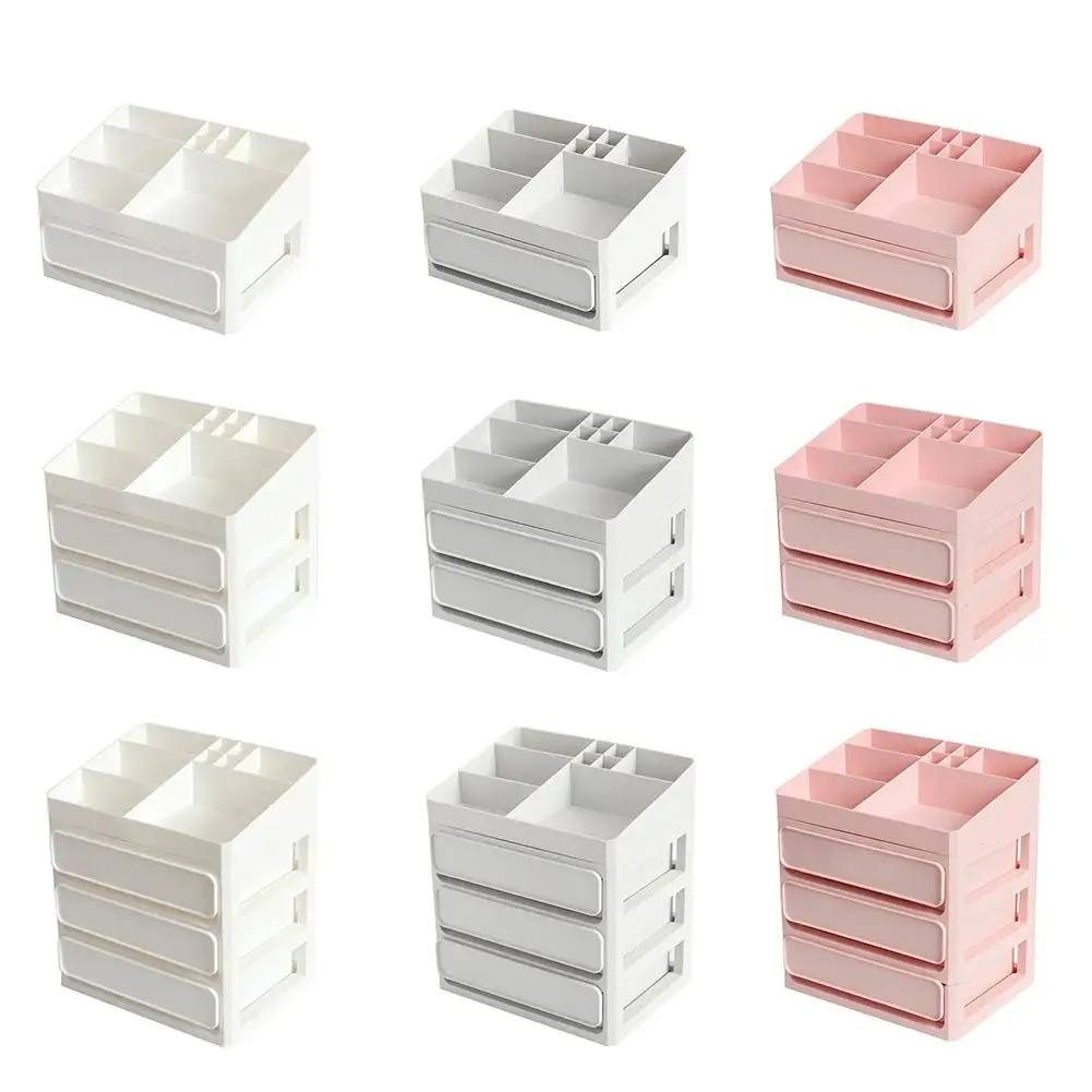 

Makeup Jewelry Organizer Multiple Compartments Storage Box Drawer For Cosmetics Jewelries Toilet Table