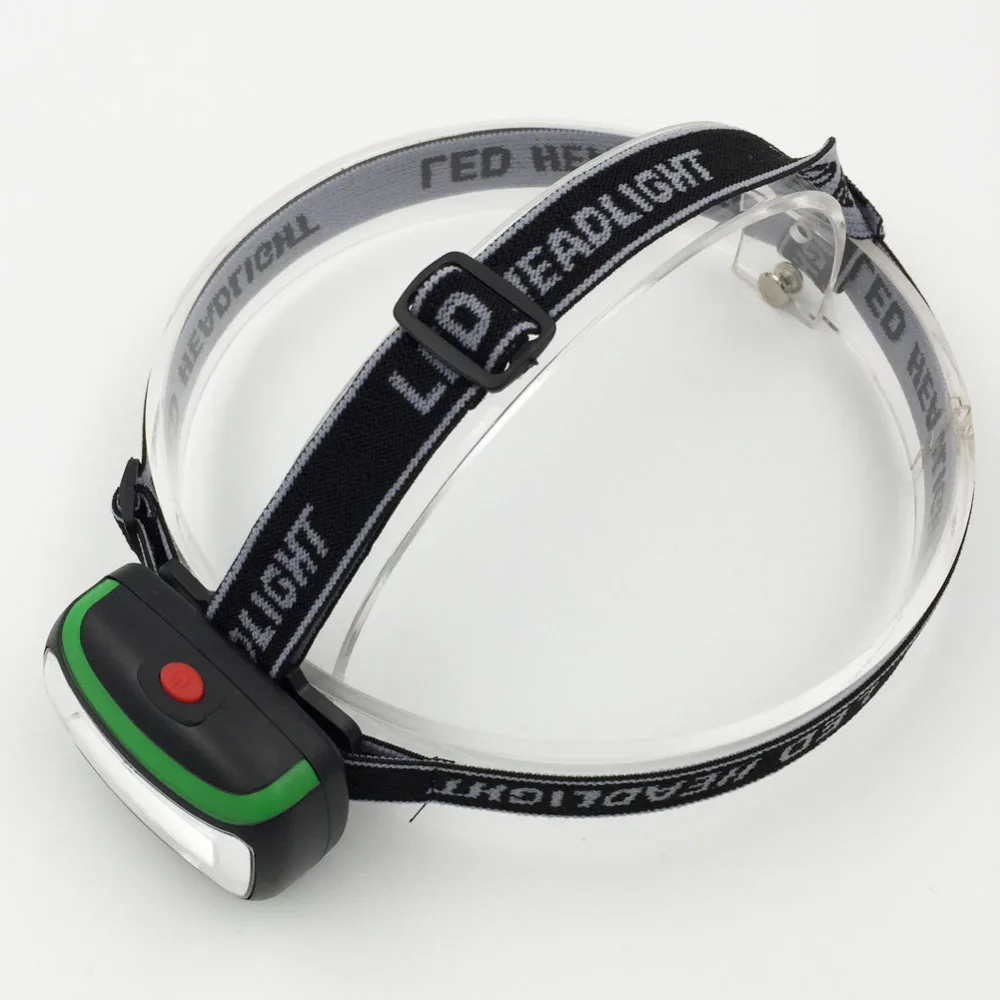 

Green Mini Portable COB Led Headlight 800LM Single Mode Super Bright Headlights Headlamp Light for Camping Hunting Use 3*AAA