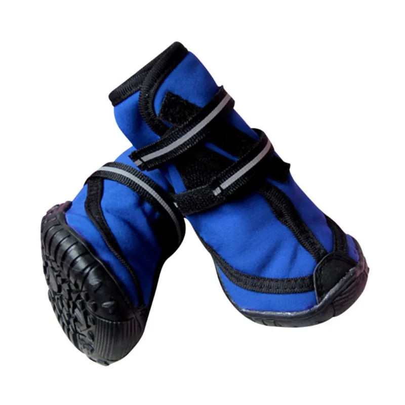 

4 Pc/ Set Pet Waterproof Rain Shoes For Medium Large Dogs Multi Colors Optional Dog Rain Boots