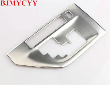 

BJMYCYY Car styling Gear panel sequins chrome Cover trim For Camry V50 V55 2012-2017 Interior Mouldings gear panel