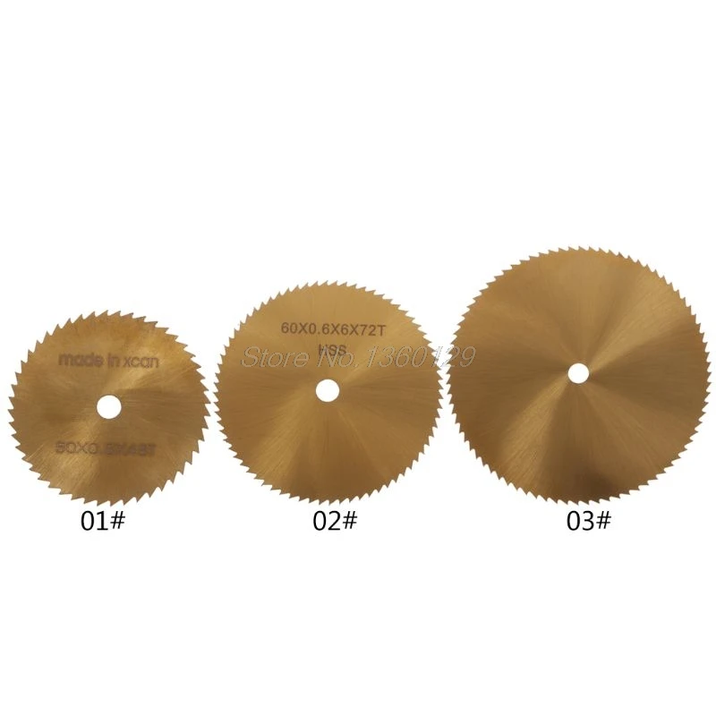 

Mini Circular TI-coated HSS Saw Blade Ultra-thin Rotary Cutter Tools Cutting Disc