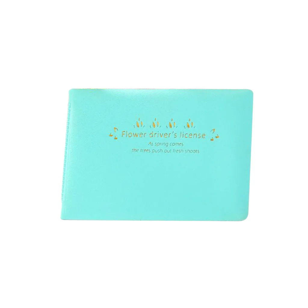 Macaron Color Business Card Holder PU Card Sleeves for driver license, social security card, medicare card, Credit card