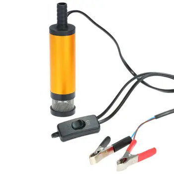 

12V Car Electric Submersible Pump crude oil Fuel Water Oil Transfer Submersible Pump with On/Off Switch Oil Engine Transfer pu