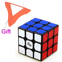 Новые 3 X3 Магнитная версия MGC Magic Cube Скорость Cube для тренировки мозга-черный/белый