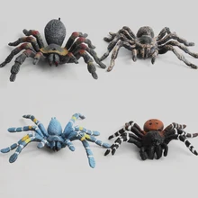 

Spider Simulation Model Toy Beneficial Insects Reptile Boutique Ornaments Different Size 4 Colors PVC Safe Plastic Toy