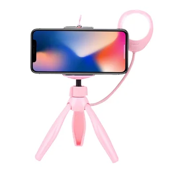 

Adjustable Light Beauty 3 Levels Fill Lighting Flexible Sponge Octopus Mini Camera Tripod with For IPhone Tripod Phone Holder