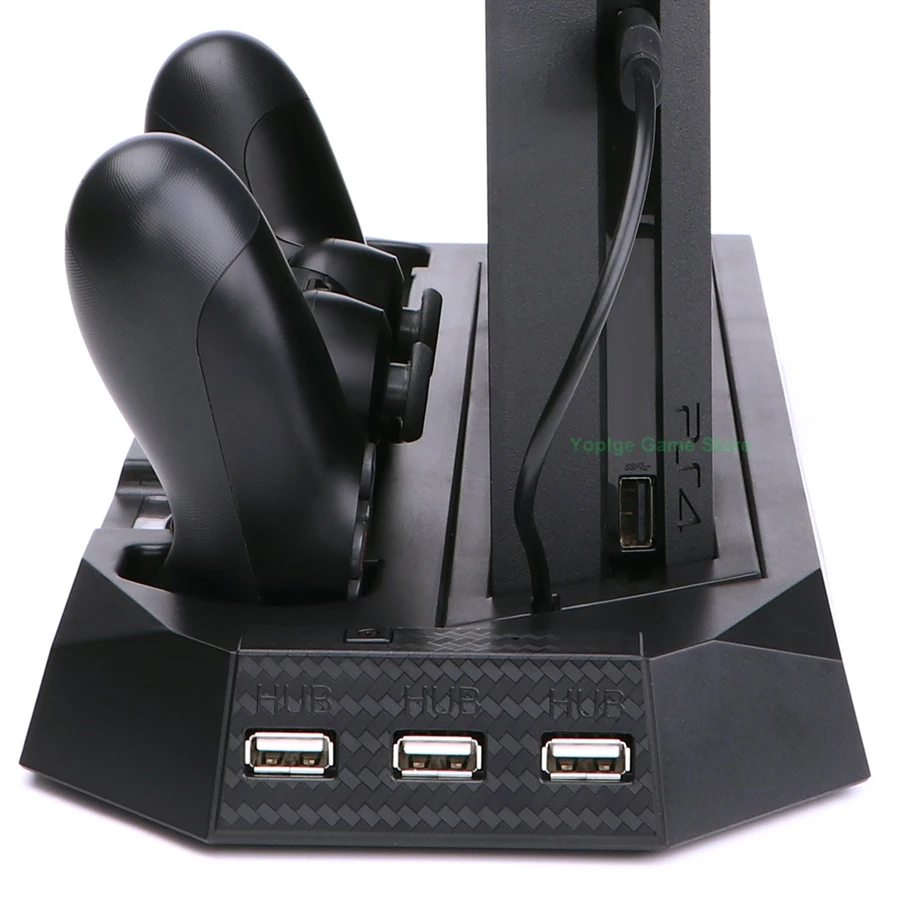 Зарядное устройство для контроллера PS4 Slim кулер Sony Playstation 4 Play Station PS консоль игр