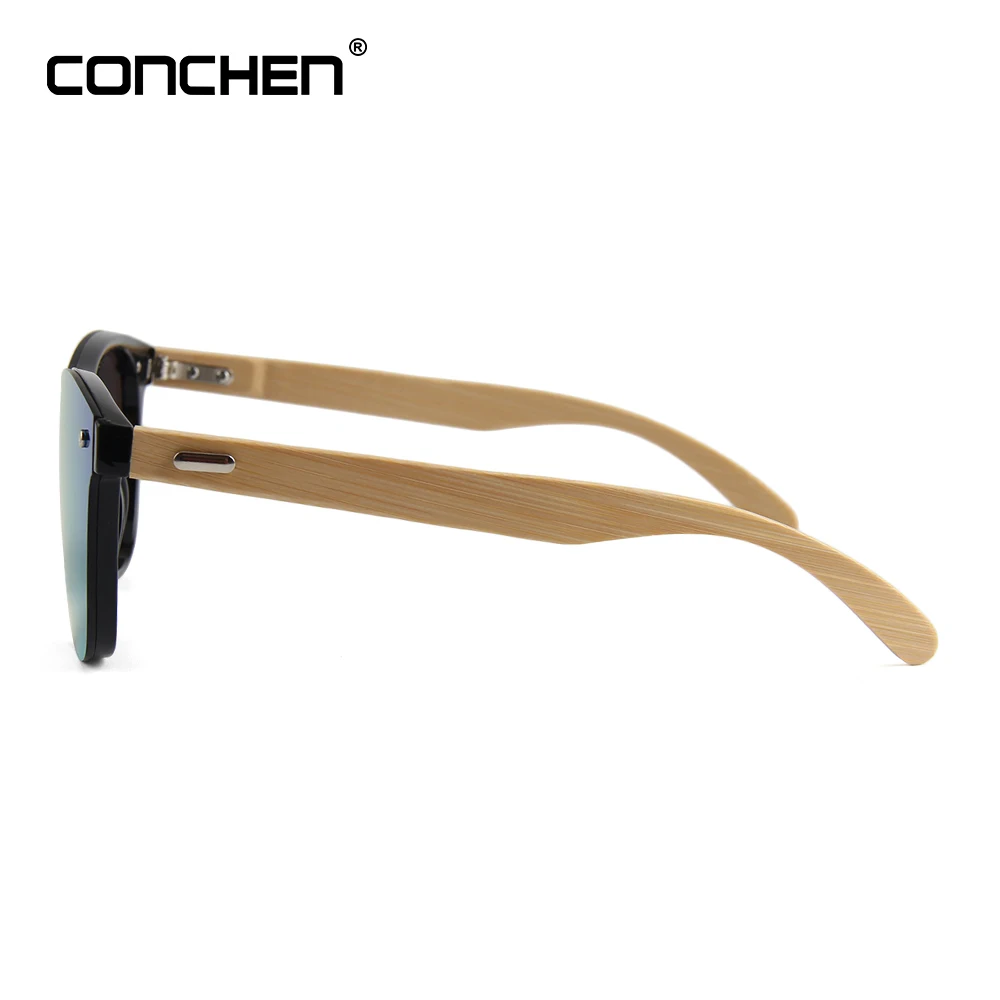 Harga Conchen Kayu Kacamata untuk Wanita Fashion Merek Desain UV400 Cermin Lensa Kacamata Bambu untuk Pria 2018 Baru Jual Conchen Kayu Kacamata untuk Wanita Fashion Merek Desain UV400 Cermin Lensa Kacamata Bambu untuk Pria 2018 Baru