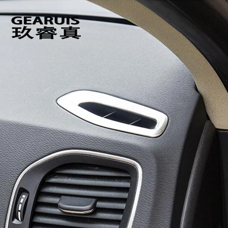 Автомобильный Стайлинг AC Outlet Trim Dashboard Air рамка Декоративные наклейки Чехлы для Volvo