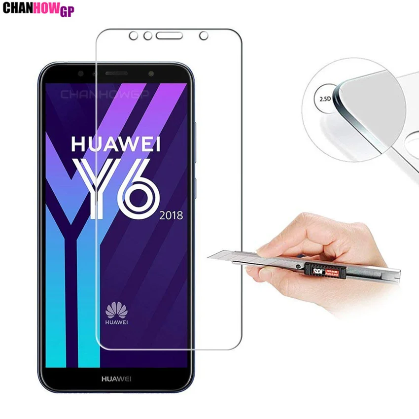 Закаленное стекло для Huawei Y5 Y6 Y7 Y9 Prime Защитная пленка для Huawei Y3 Y5 Y6 Y6 Pro Y5II Y3II Sklo Capa