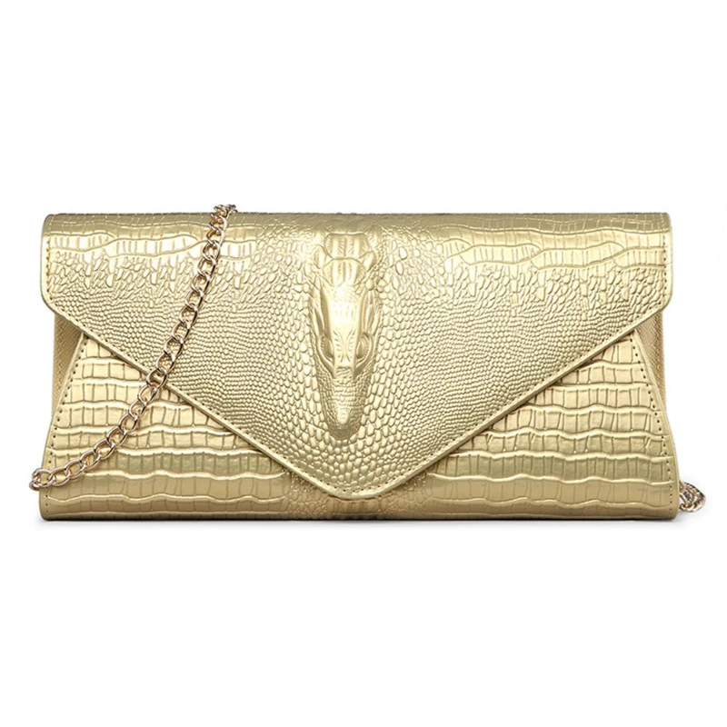 

New Fashion Women Evening Bags Party Envelope Shoulder Bag Faux Leather Handbag for Lady Women 2018
