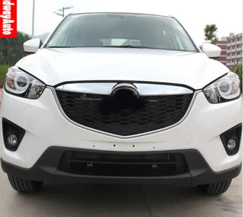

ABS Car Font Bumper Protector Engine Grille Trim Sill For Mazda CX-5 CX5 2012 2013 2014 2015