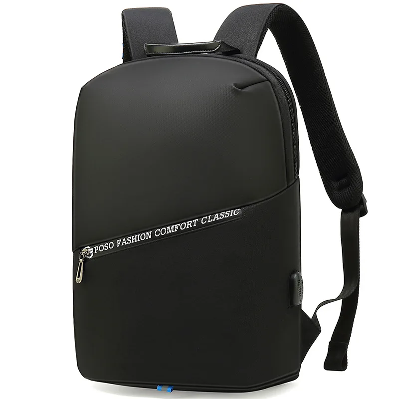 POSO New fashion 15 inch External USB interface Laptop bag Business