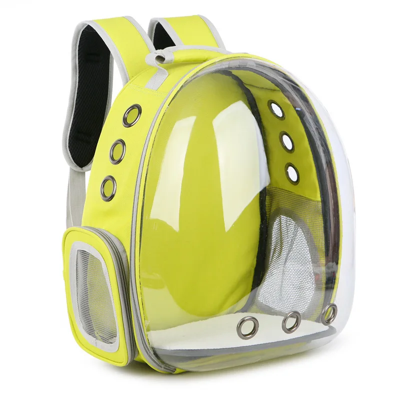 New Arrival Pet Backpack Cat Carrier Transparent Outdoor Puppy Dog Carrier Breathable Cat Supplies Backpack for Cat