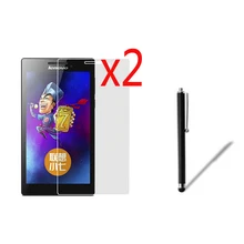 2x Фильмы+ 2x ткань+ 1x Стилус, с антибликовым покрытием матовый Экран протектор Защитная пленка щитки для lenovo Tab 2 Tab2 A7-10F A7-10F 7"