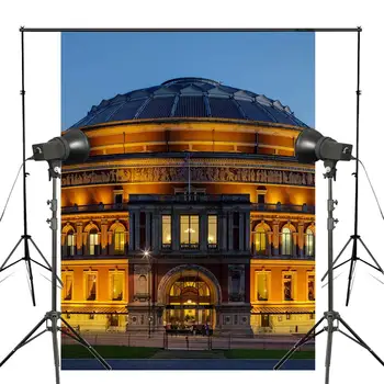 

5x7ft Royal Albert Hall Photography Background London Architecture Backdrop Night Viem Theme Studio Background