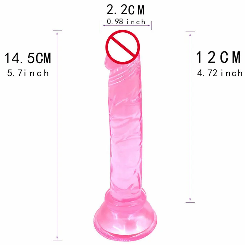 Sex Toys Massager Silicone Rubber Dildo Suction Cup Masturbator Massager Vagina Waterproof Adult Sex Toy Massage body (1)