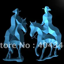 LB750-вестерн ковбой лошади Родео Бар знак света