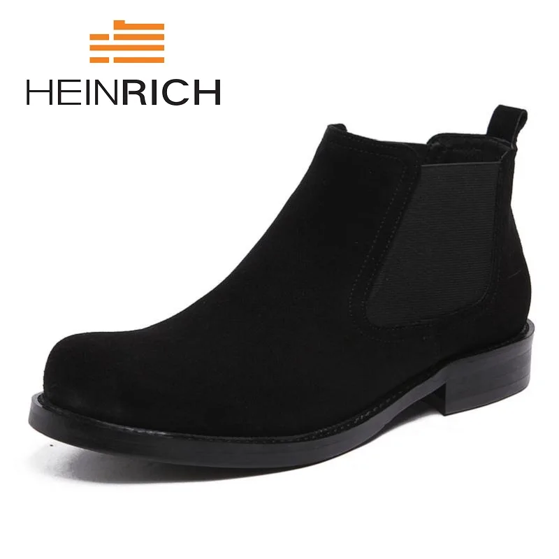 

HEINRICH 2018 Spring/Autumn Man Fashion Comfortable Shoes Leisure Slip-On Band Men Boots Botas Militares Botas De Combate
