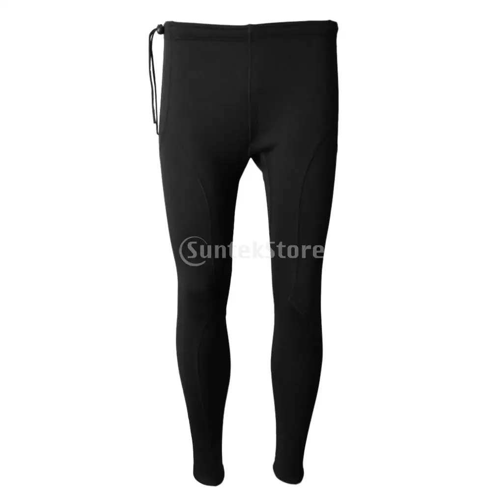 1.5mm Neoprene Diving Pants For Men Women Winter Swimming Rowing Sailing Surfing Wetsuit Trousers Keep Warm Black