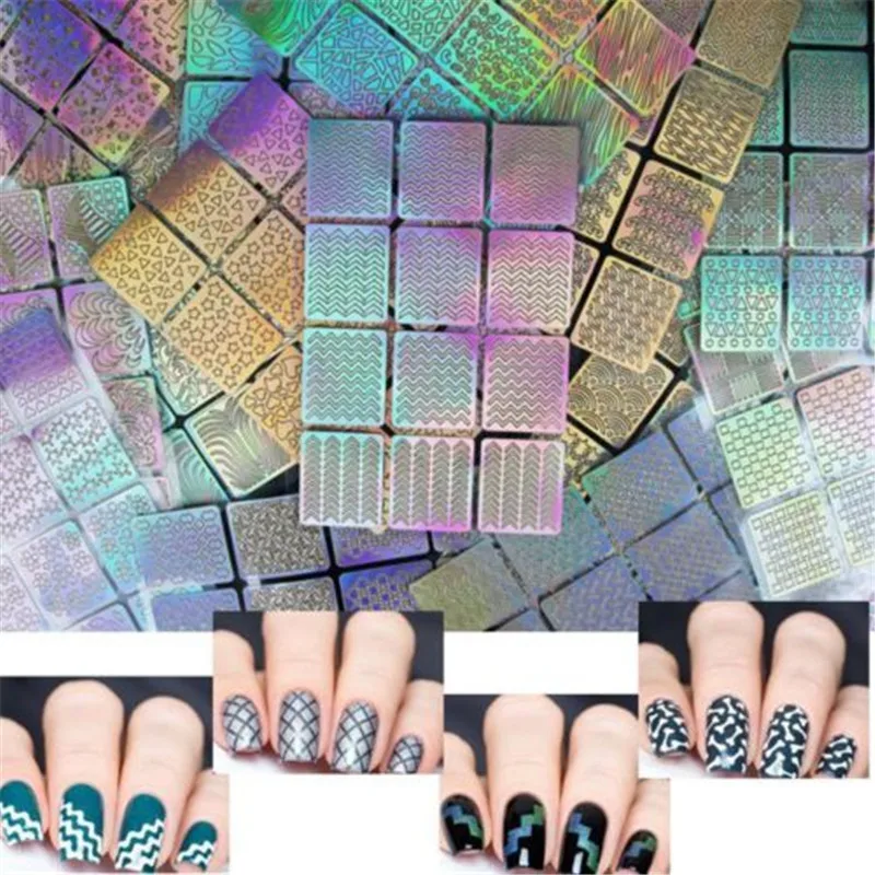 Штамп для дизайна ногтей фотошаблон набор инструментов дизайна|nail stencil kits|nail art