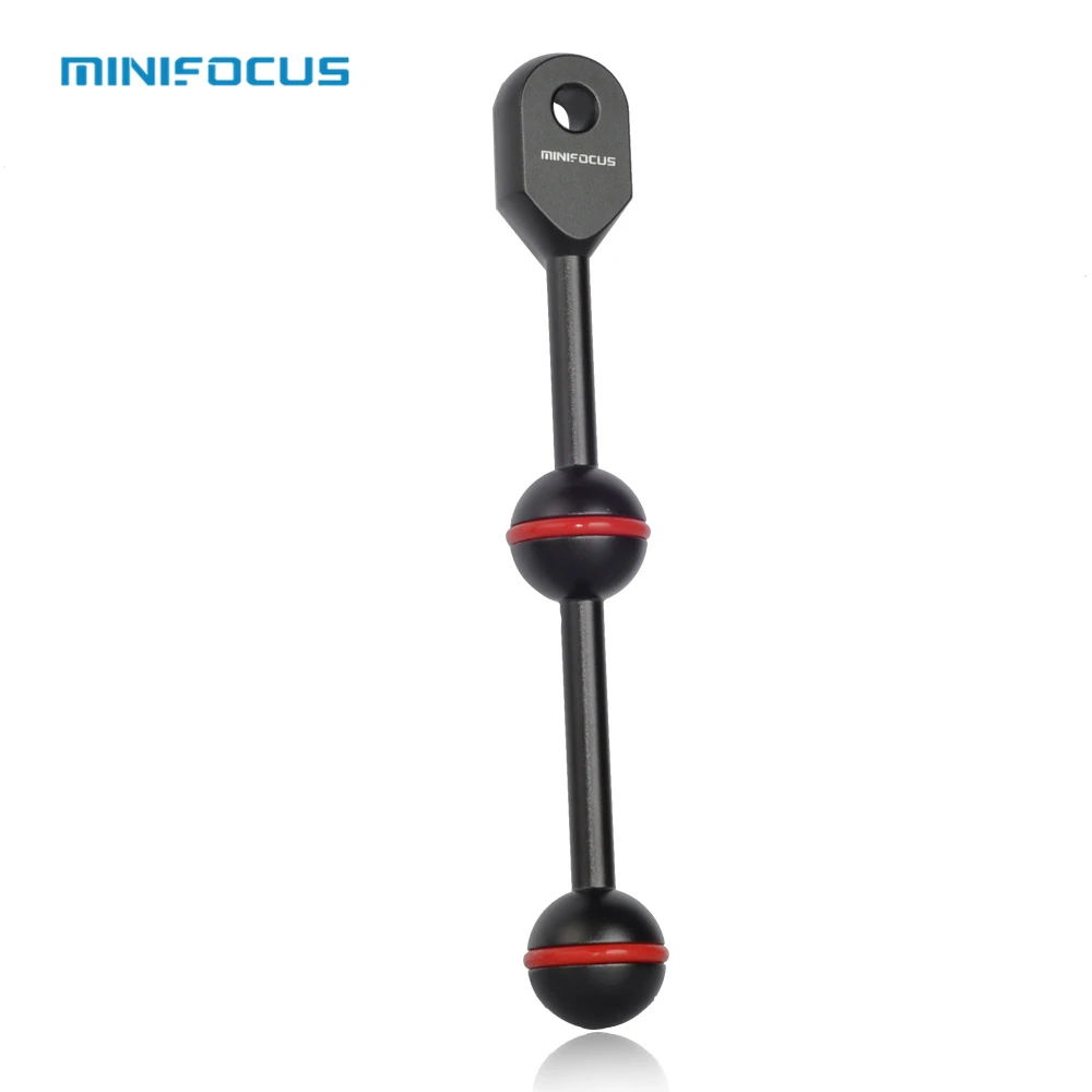 Double Ball Head with YS Arm System CNC Aluminium Connector for Strobe/video Light and Diving Underwater Camera Handle Tray | Электроника