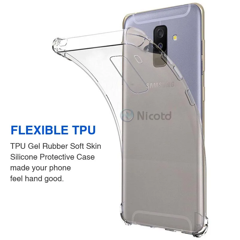 Ultra Thin Clear Silicone TPU Soft Case - Durable Back Cover for Samsung Galaxy A Series