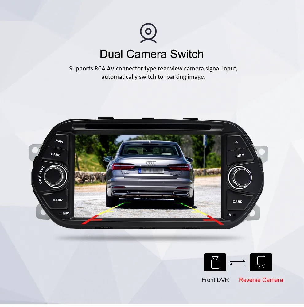 Cheap 4G RAM 7" Android 9.0 Car DVD Player for Fiat Tipo Egea 2015 2016 2017 Car Stereo GPS Navigation RDS Radio FM Wifi Multimedia 2