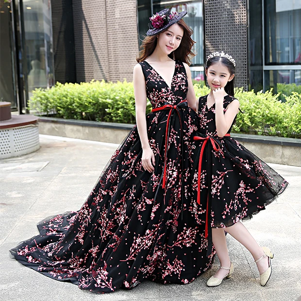 Wedding Clothes Sleeveless Black Mom 