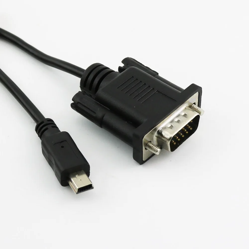 Câble connecteur USB Mini 5 broches mâle vers VGA 15 broches, 1x1.5m/5ft,  noir, pour DVD Mobile, EVD - AliExpress