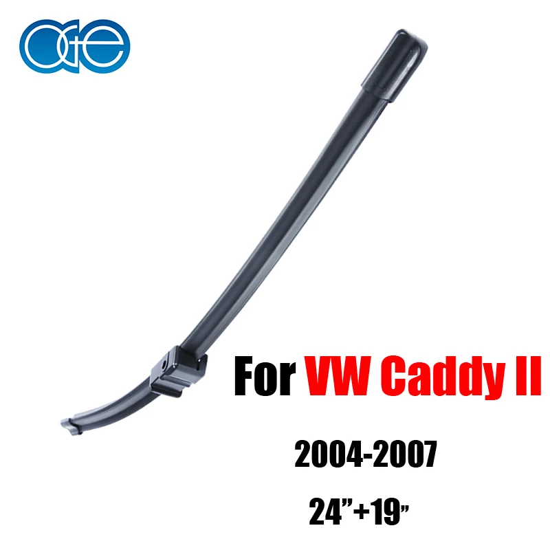 OGE 24''+19'' Pair Windscreen Wiper Blades For VW Caddy 2004 2007,Fit