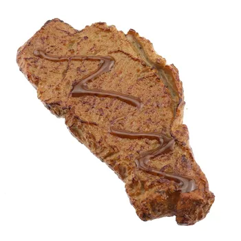 

Gresorth 6 inch Fake Roast Steak Decoration Artificial Beef Animal Toy Home Kitchen Shop Restaurant Model Display