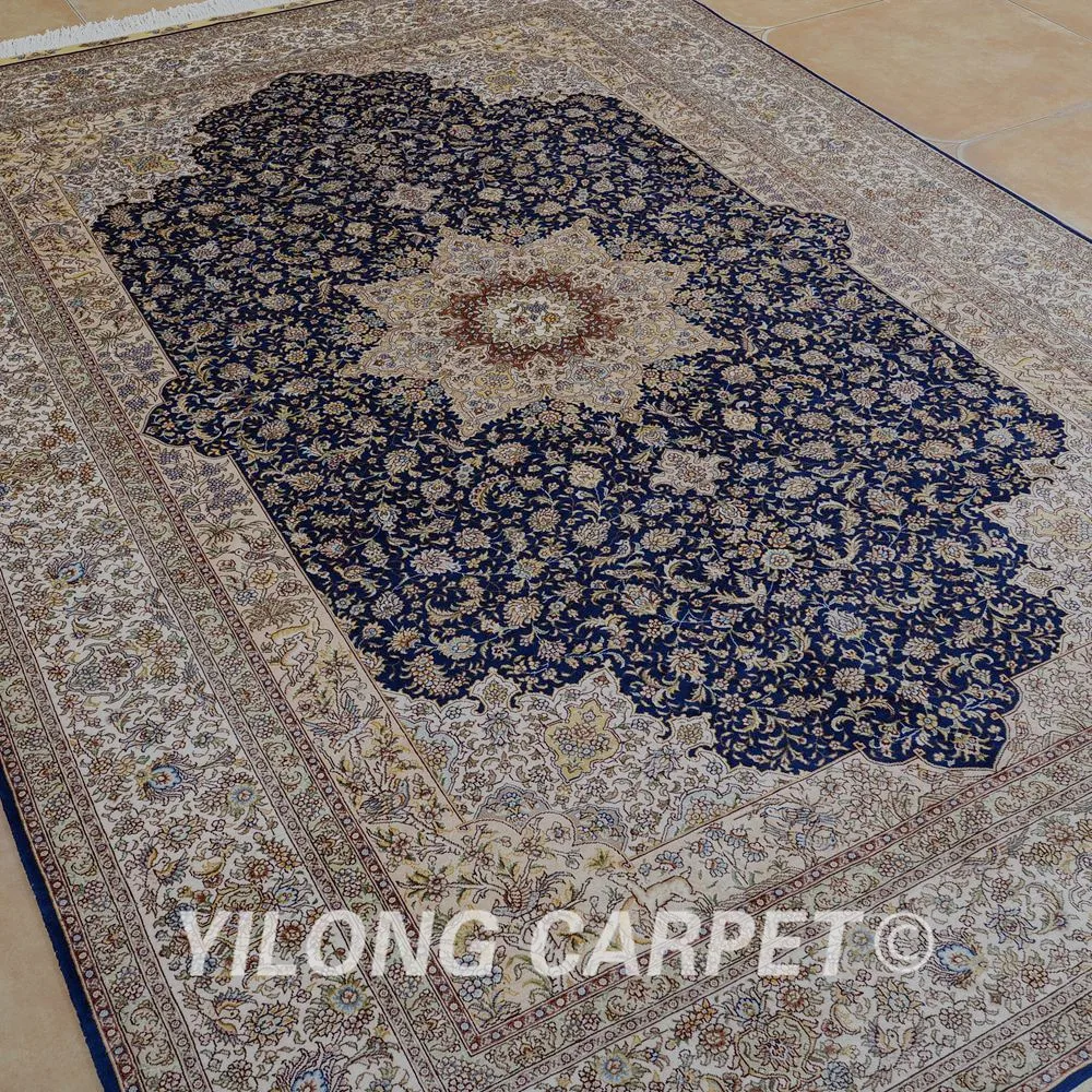 Yilong 6'x9' ручной работы Традиционный Ковер vantage Шелковый persain ковер для продажи(0986